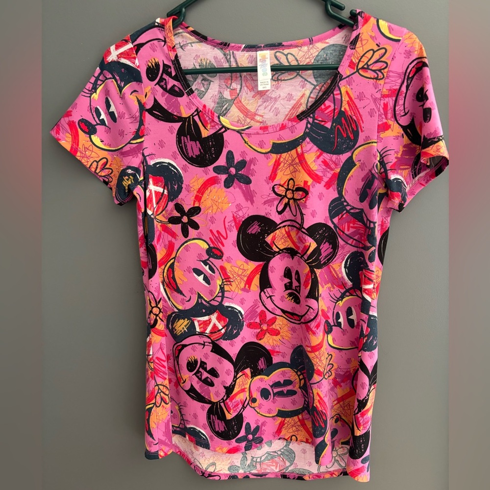 NWOT LuLaRoe Minnie Mouse Perfect Tee XXS